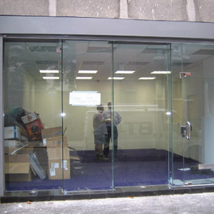 shop front door repair Campbell